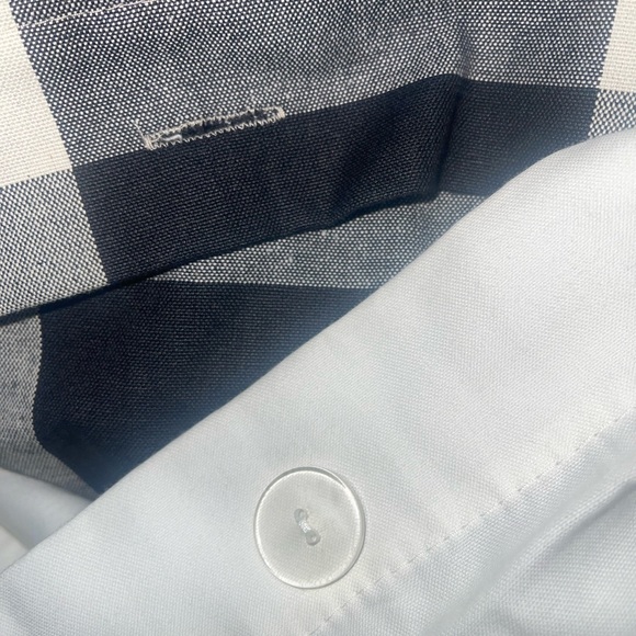 Custom made Black/white 100%cotton plaid Queen size duvet cover. Made In USA - Picture 6 of 7